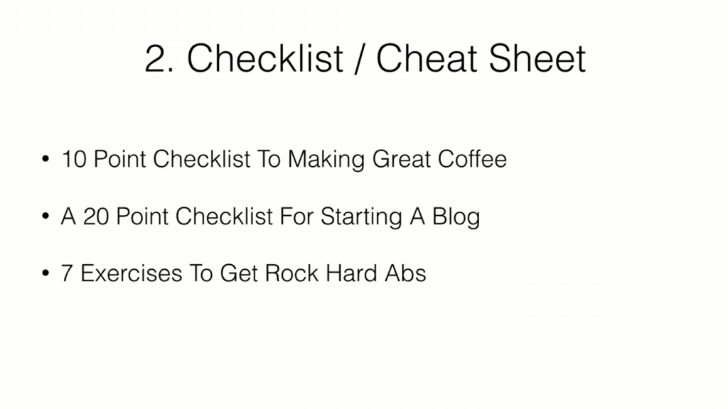 Lead Magnet Ideas Checklist-cheat-sheet
