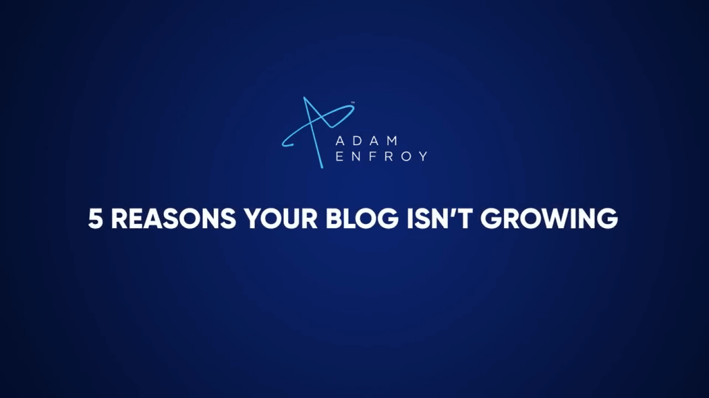 5 Reasons Your Blog Is Not Growing