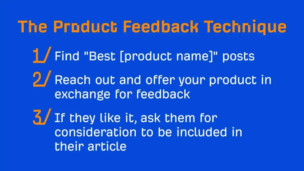 product-feedback-techniques