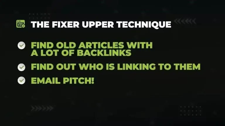 the fixer upper technique